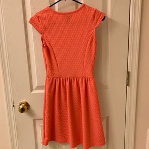 Coral dress